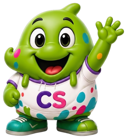 Chatter Splatter mascot