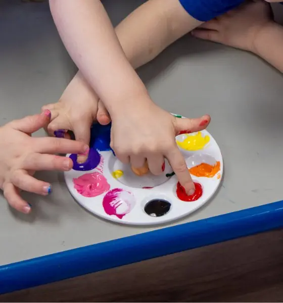 Children at Chatter Splatter Daycare