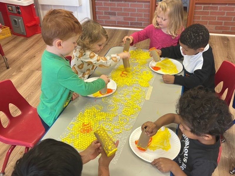 Children at Chatter Splatter Daycare